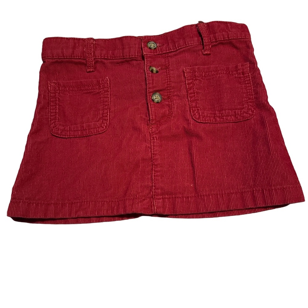 Carter's Girl’s 5T Vibrant Red Corduroy Skirt